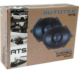 Bocinas Coaxiales Autotek ATS5768CX 250 Watts 5x7 / 6x8 Pulgadas 4 Ohms 2 Vías - Audioshop México lo mejor en Car Audio en México -  Autotek