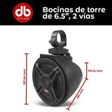 Bocinas Coaxiales Marinas de Torre DB Drive APT65MOTO-G ... - Audioshop México lo mejor en Car Audio en México -  DB Drive