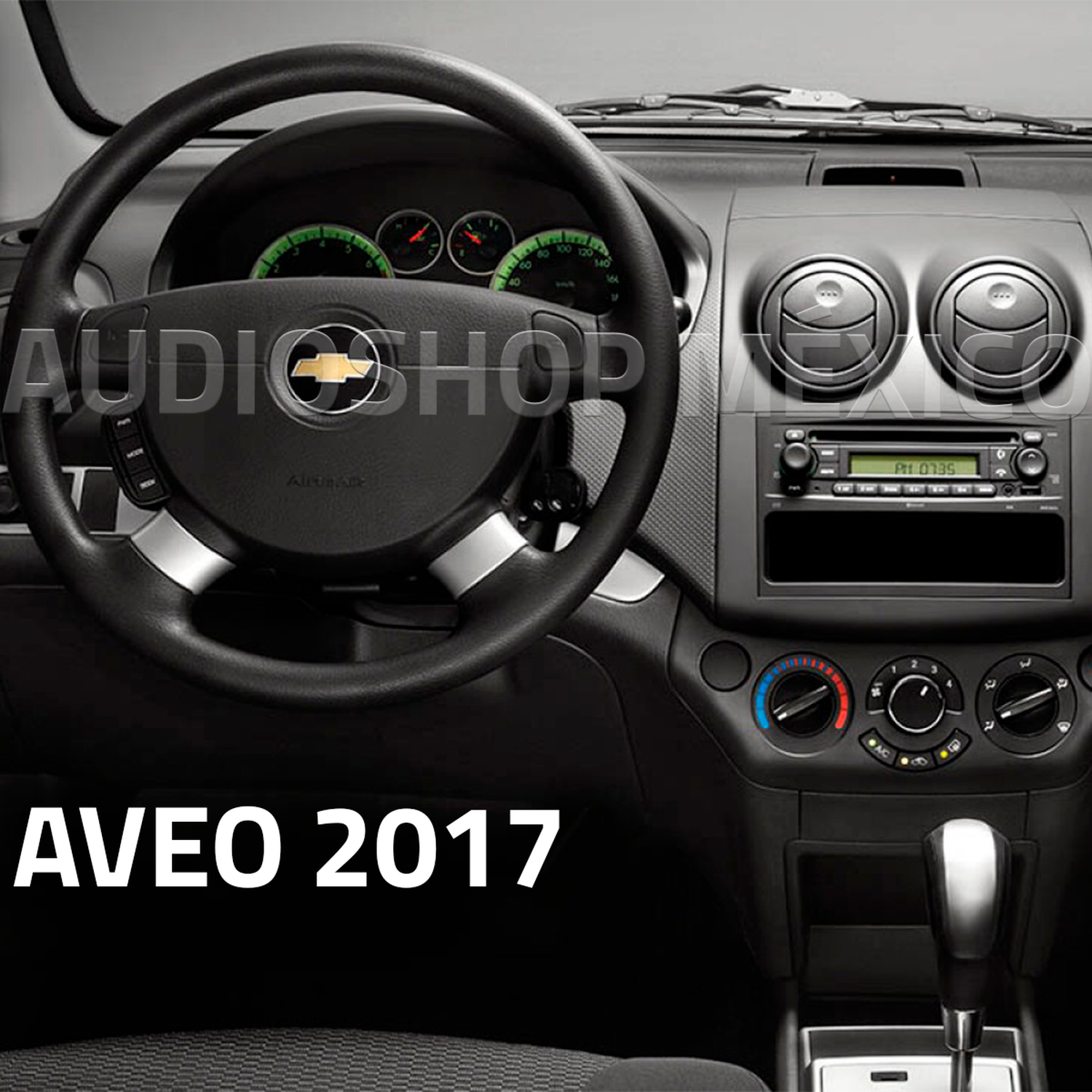 Frente Base Autoestéreo 1 y 2 DIN HF Audio HF-0461 Chevrolet Aveo 2010-2017 - Audioshop México lo mejor en Car Audio en México -  HF Audio