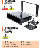 Frente Base para Autoestéreo 1 y 2 DIN HF Audio HF-0756DD Nissan March 2015-2018 - Audioshop México lo mejor en Car Audio en México -  HF Audio