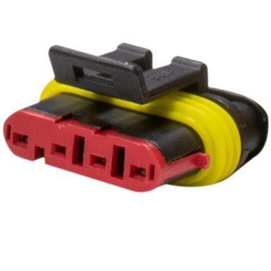Kit de conector RGB macho Wet Sounds RGB-4-KIT-10-M impermeable de 4 pines con pines - Audioshop México lo mejor en Car Audio en México -  Wet Sounds