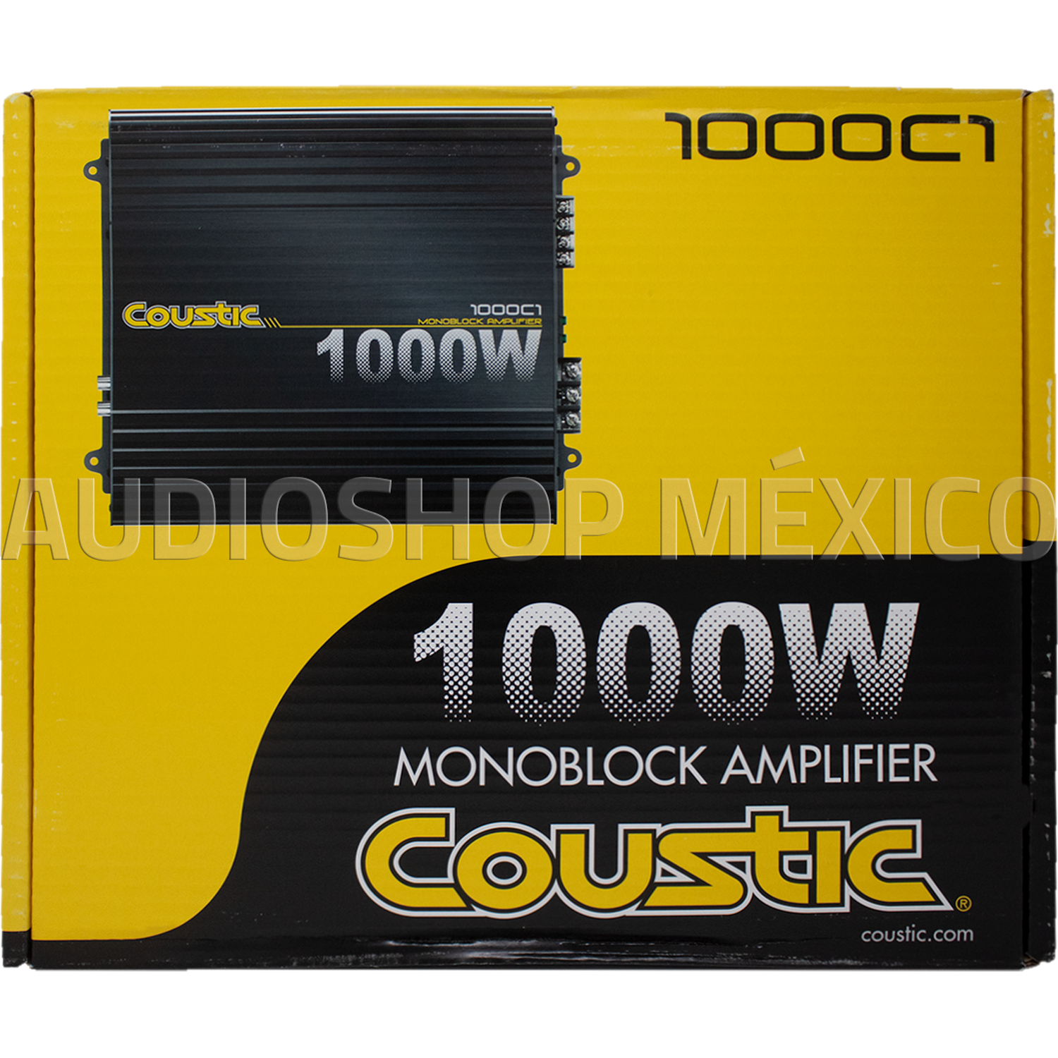 Amplificador Monoblock Coustic 1000C1 1000 Watts Clase AB 4 Ohms Open Show - Audioshop México lo mejor en Car Audio en México -  Coustic