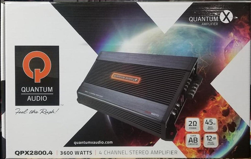 Amplificador 4 Canales Quantum Audio QPX2800.4 3600 Watts Clase AB