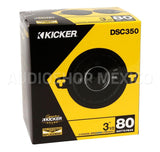 Bocinas Coaxiales Kicker DSC3504 80 Watts 3.5 Pulgadas 4 Ohms - Audioshop México lo mejor en Car Audio en México -  Kicker
