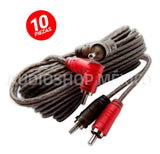 Cable RCA Rock Series RKS-60RCAX10 6 metros de largo (Bolsa con 10 piezas)