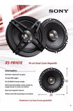 Bocinas Coaxiales Sony Xs-fb161e 260 Watts 6.5 Pulgadas Doble Cono - Audioshop México lo mejor en Car Audio en México -  Sony