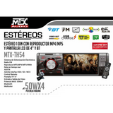 Autoestéreo Pantalla 1 DIN 4" MTX Audio MTX-TH54 LCD USB con Control remoto - Audioshop México lo mejor en Car Audio en México -  MTX Audio