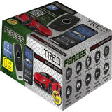 Alarma Profesional 3 canales para automóvil Treo FORCE5 Con Bluetooth, Sirena, Sensor Doble Impacto