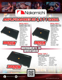 Amplificador Full-Range Slim 4 Canales Nakamichi NKXA-900.4 1800 Watts Clase AB NKX Series - Audioshop México lo mejor en Car Audio en México -  Nakamichi
