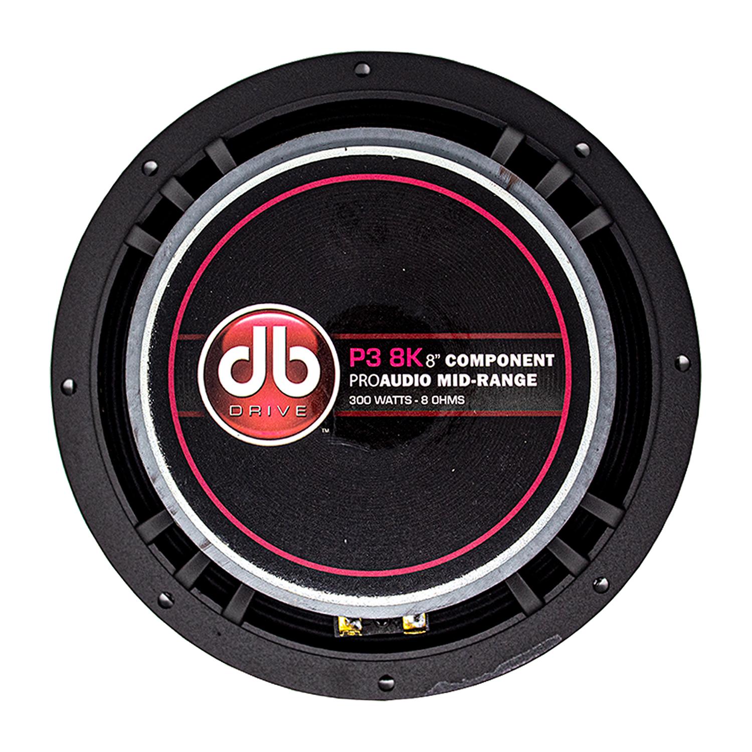Set de Medios Rangos DB Drive P3 8K 300 Watts 8 Pulgadas 8 Ohms - Audioshop México lo mejor en Car Audio en México -  DB Drive