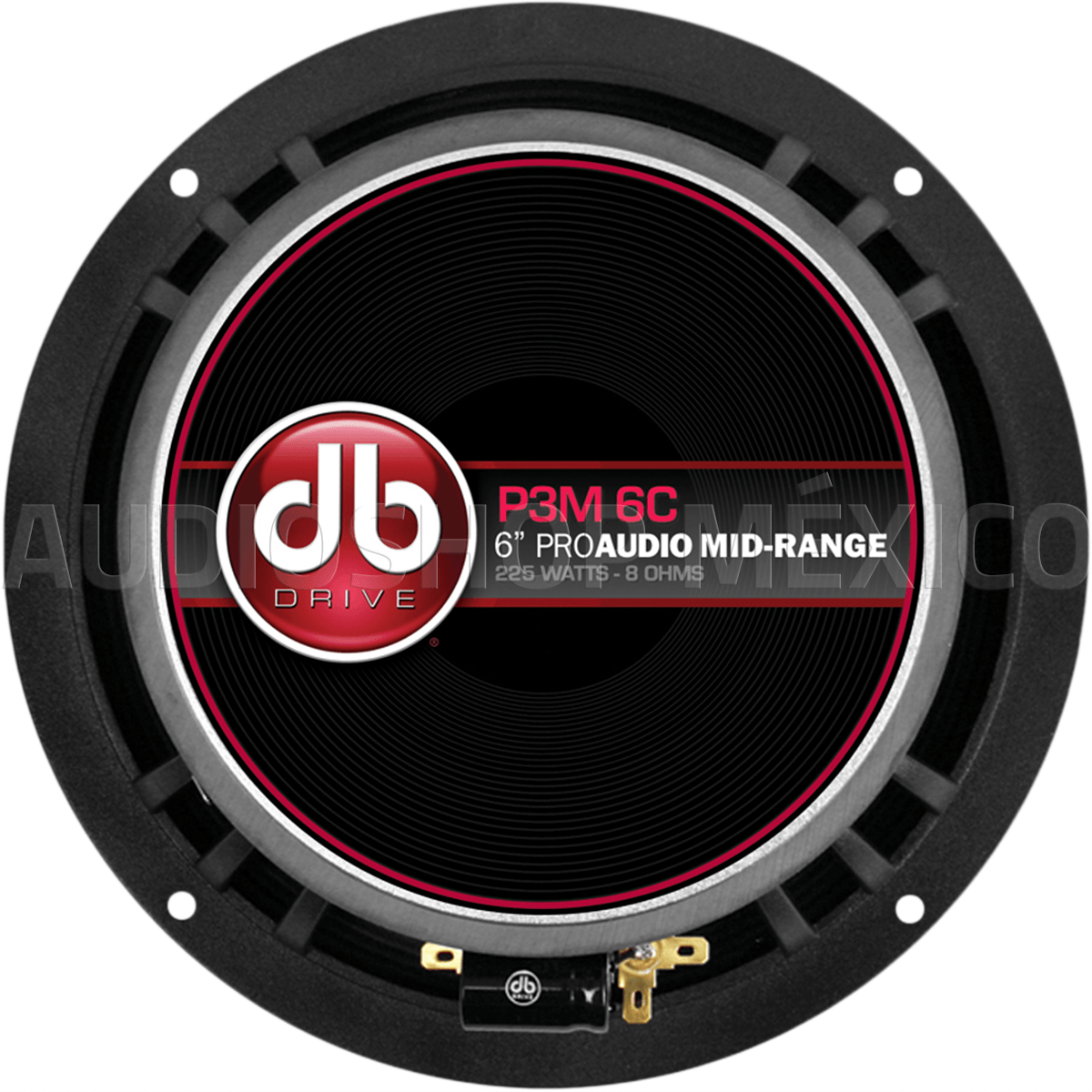 Medios Rangos DB Drive P3M 6C 450 Watts 6.5 Pulgadas 8 Ohms PRO Audio Series (Venta por par) - Audioshop México lo mejor en Car Audio en México -  DB Drive