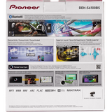 Autoestéreo 1 DIN Pioneer DEH-S6100BS CD MP3 Bluetooth RGB LED Modelo 2019 - Audioshop México lo mejor en Car Audio en México -  Pioneer