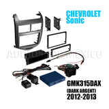 Frente Base Autoestéreo 1 y 2 DIN American International GMK315DAX Chevy Sonic 2012-2013 + Kit Inter - Audioshop México lo mejor en Car Audio en México -  American International