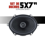 Bocinas Coaxiales Euphoria ES7 57 5×7 Pulgadas 2 Vías 225w - Audioshop México lo mejor en Car Audio en México -  Euphoria Audio