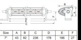 Barra Slim de 18 Leds Lumen LM-5430A 30 Watts 7 Pulgadas 1150 Lúmenes 6000k - Audioshop México lo mejor en Car Audio en México -  Lumen