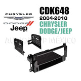 Frente Base Autoestéreo 1 DIN American International CDK648 Chrysler Dodge/Jeep 2004-2010