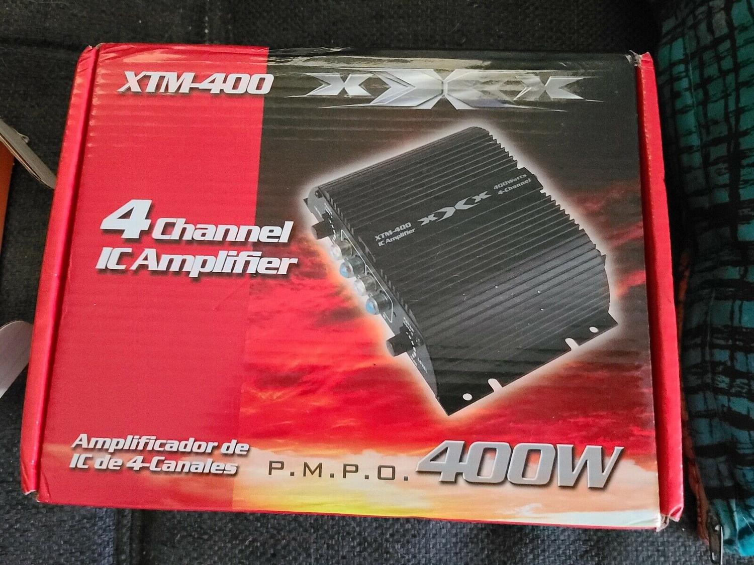Amplificador 4 Canales Audiopipe XTM-400 400 Watts 4 Ohms Clase con Crossover XXX Series - Audioshop México lo mejor en Car Audio en México -  Audiopipe