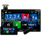 Autoestéreo Pantalla 2 DIN 6.2 Pulgadas Treo TREOMLTV 50 Watts Bluetooth USB con Cámara de Reversa T - Audioshop México lo mejor en Car Audio en México -  Treo