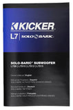 Subwoofer Cuadrado Kicker L7s15 2000 Watts 15 Pulgadas 2 Ohms - Audioshop México lo mejor en Car Audio en México -  Kicker