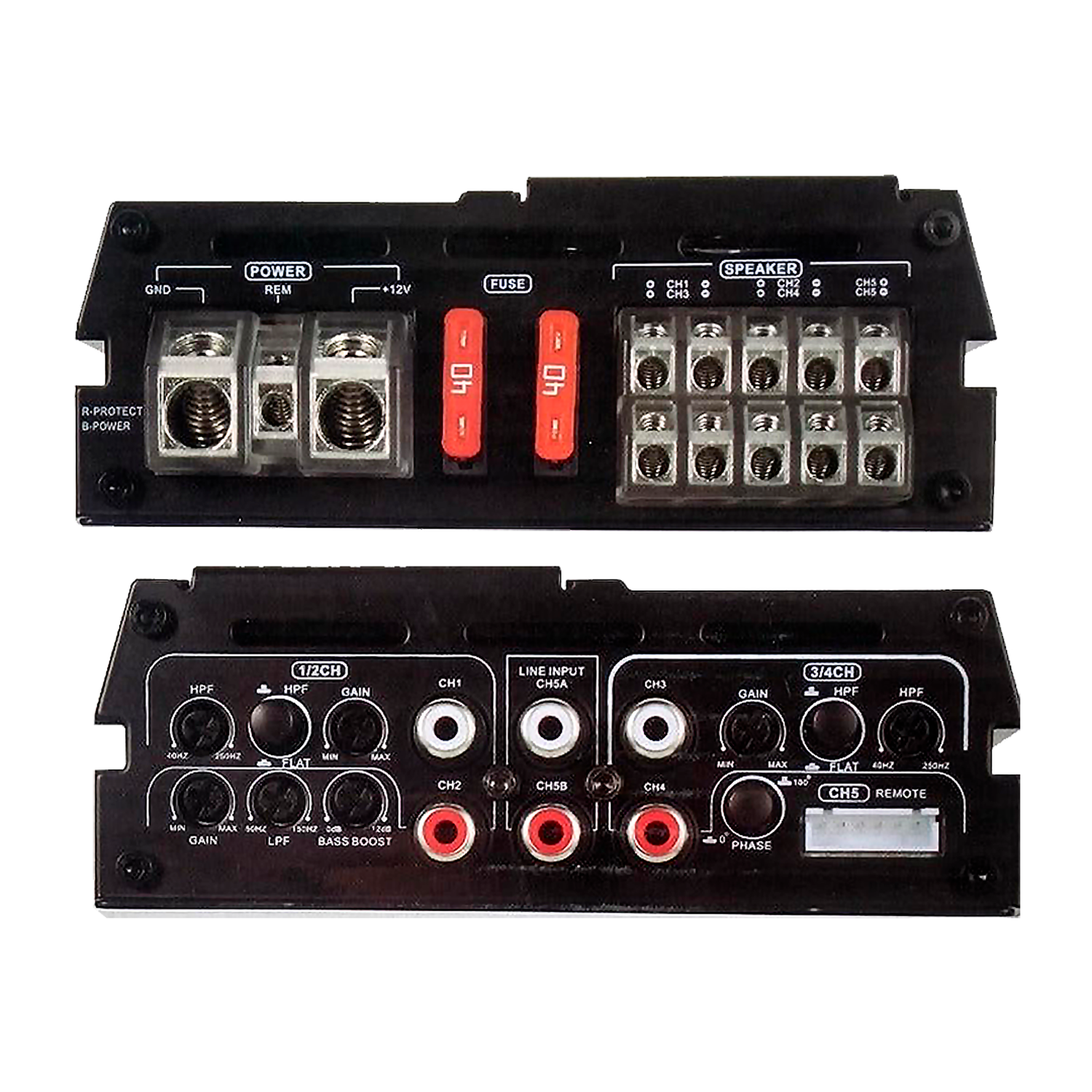 Mini Amplificador 5 Canales Rock Series RKS-P900.5DM 1600 Watts Clase D 2 Ohms - Audioshop México lo mejor en Car Audio en México -  Rock Series