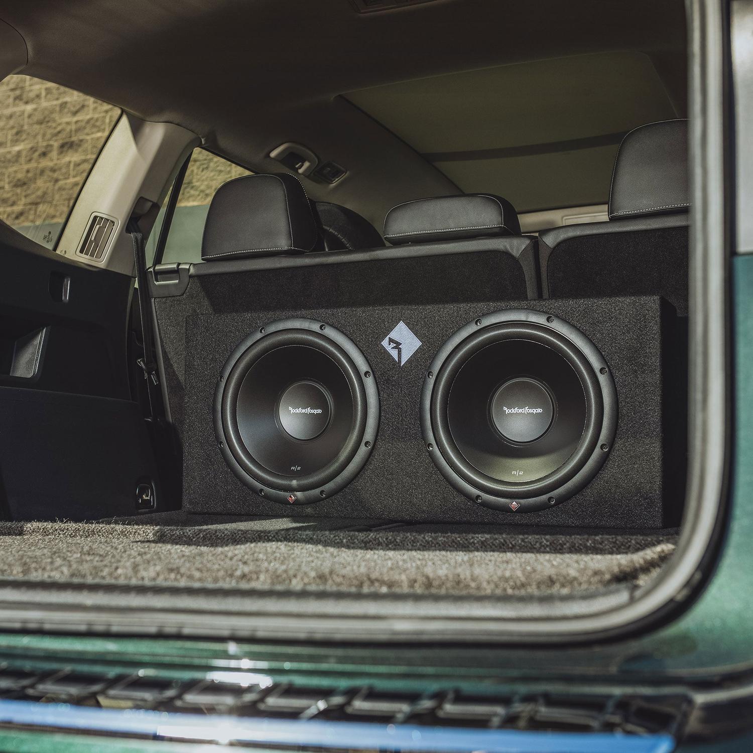 Disparates pedal Fondos Cajón Sellado con Subwoofer Doble Rockford Fosgate R2-2X12 1000 Watts –  Audioshop México lo mejor en Car Audio en México