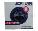 Kit De Instalación Calibre 8 JC Power Jc-kit8pro 17 Pies 5.18 metros Porta Fusible AFS