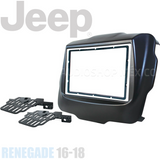 Frente Base Autoestéreo 2 DIN HF Audio HF-0692DD Jeep Renegade 2016-2018