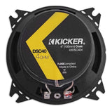 Bocinas Coaxiales Kicker DSC40 120 Watts 4 Pulgadas 4 Ohms 30 Watts RMS DSC Series - Audioshop México lo mejor en Car Audio en México -  Kicker