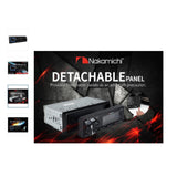 Autoéstereo para auto 1 DIN Nakamichi NQ711B Desmontable con USB y Bluetooth, Auxiliar, FM con App - Audioshop México lo mejor en Car Audio en México -  Nakamichi