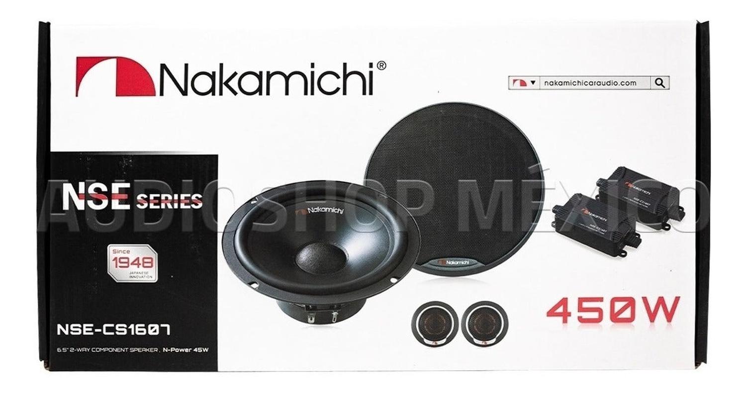Set de Medios Nakamichi Nse-cs1607 450 Watts 6.5 Pulgadas - Audioshop México lo mejor en Car Audio en México -  Nakamichi