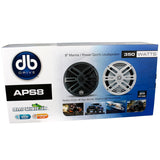 Bocinas Marinas DB Drive APS8W 350 Watts 8 Pulgadas 4 Ohms - Audioshop México lo mejor en Car Audio en México -  DB Drive