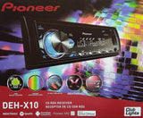 Autoestéreo Pioneer DEH-X10 con Bluetooth, USB, AUX y Radio AM/FM 1 Din - Audioshop México lo mejor en Car Audio en México -  Pioneer