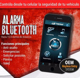Alarma Bluetooth Extreme EX-1000BT Bloqueo de Motor, Cerrar, Seguros, Sirena Android iOS - Audioshop México lo mejor en Car Audio en México -  Extreme