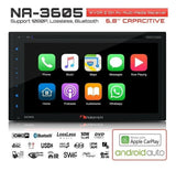 Pantalla 2 DIN Nakamichi NA3605 Apple Carplay Android Hd/bt/dvd/usb - Audioshop México lo mejor en Car Audio en México -  Nakamichi