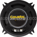 Bocinas Coaxiales Coustic 502C 105 Watts 5.25 Pulgadas 4 Ohms 2 Vías - Audioshop México lo mejor en Car Audio en México -  Coustic