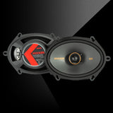 Bocinas Coaxiales Kicker KSC680 150 Watts 6x8 Pulgadas 4 Ohms 75 Watts RMS 2 Vías - Audioshop México lo mejor en Car Audio en México -  Kicker