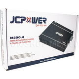 Amplificador 4 Canales Jc Power M200.4 400 Watts Clase Ab 2 Ohms - Audioshop México lo mejor en Car Audio en México -  JC Power