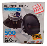 Medio Rango para Open Show Audio Labs ADL-8MR2 500 Watts 8" 8 Ohms 250 Watts RMS (Venta individual) - Audioshop México lo mejor en Car Audio en México -  Audio Labs
