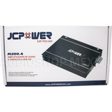 Amplificador 4 Canales Jc Power M200.4 400 Watts Clase Ab 2 Ohms - Audioshop México lo mejor en Car Audio en México -  JC Power