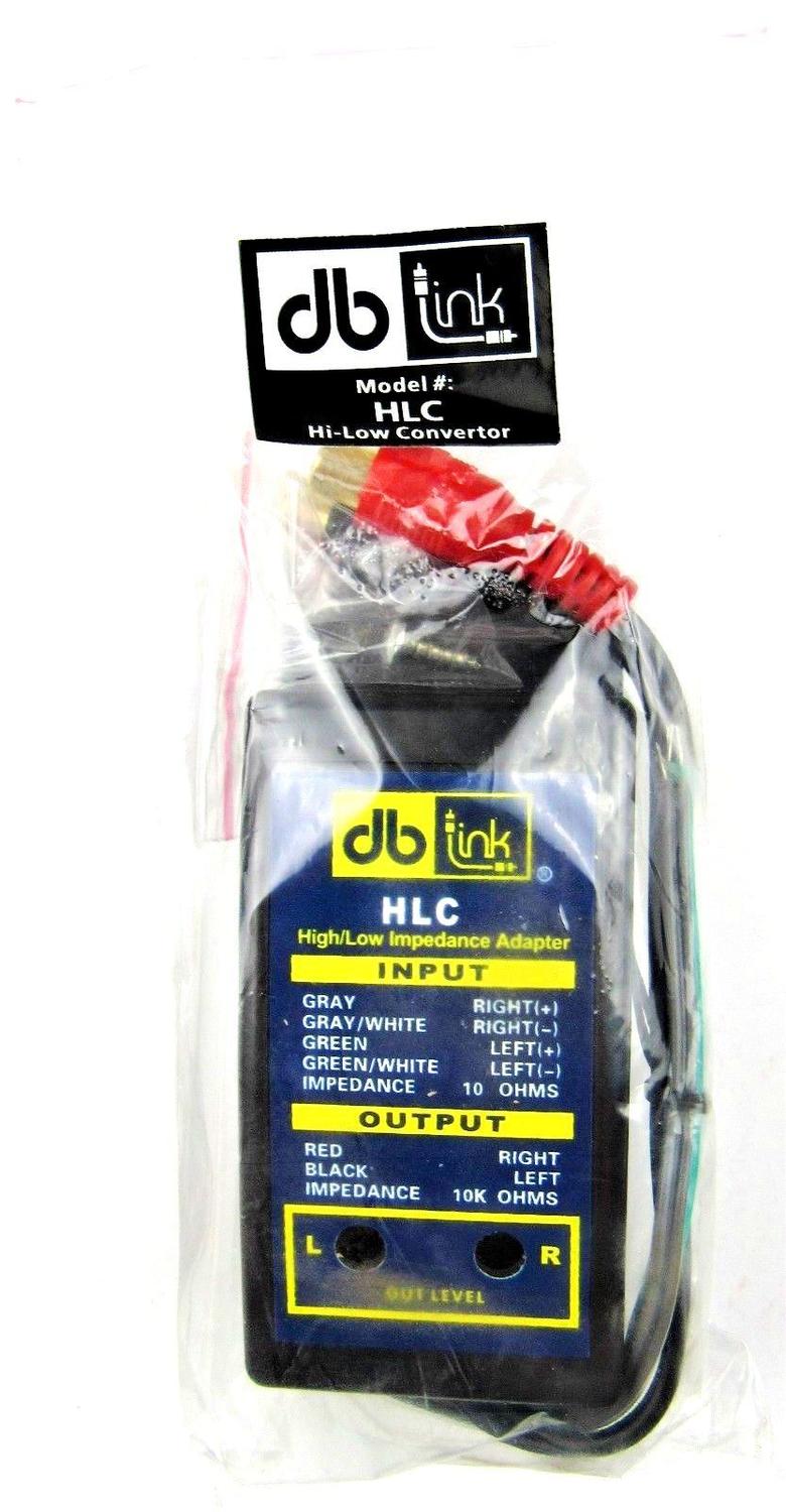 Paquete de 10 convertidores Hi-Low DB Link HLCB 2 Canales Salidas de Nivel Ajustable - Audioshop México lo mejor en Car Audio en México -  DB Link