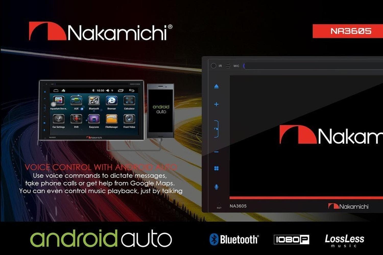 Pantalla 2 DIN Nakamichi NA3605 Apple Carplay Android Hd/bt/dvd/usb - Audioshop México lo mejor en Car Audio en México -  Nakamichi