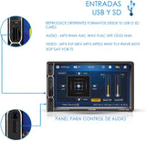 Autoestéreo Pantalla 2 DIN Steelpro CARBON-75MP Bluetooth Control Remoto Cámara de Reversa - Audioshop México lo mejor en Car Audio en México -  Steelpro