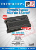 Amplificador Monoblock Audio Labs ADL-1200.1DC 3000 Watts Clase D 4 Ohms - Audioshop México lo mejor en Car Audio en México -  Audio Labs