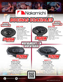 Bocinas Coaxiales Nakamichi Nse1638 260 Watts 6.5 Pulgadas 2 Vías - Audioshop México lo mejor en Car Audio en México -  Nakamichi