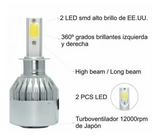 Kit 2 Luces Led C6.2 9005 9006 H7 H11 40 Watts 6000k Calidad - Audioshop México lo mejor en Car Audio en México -  C6.2