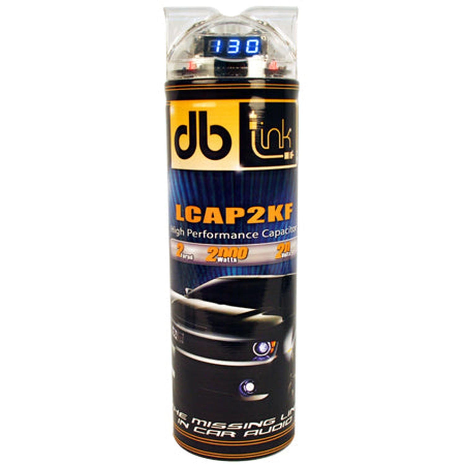 Capacitor 2 Faradios DB Link LCAP2KF 2000 Watts Encendido Azul - Audioshop México lo mejor en Car Audio en México -  DB Link