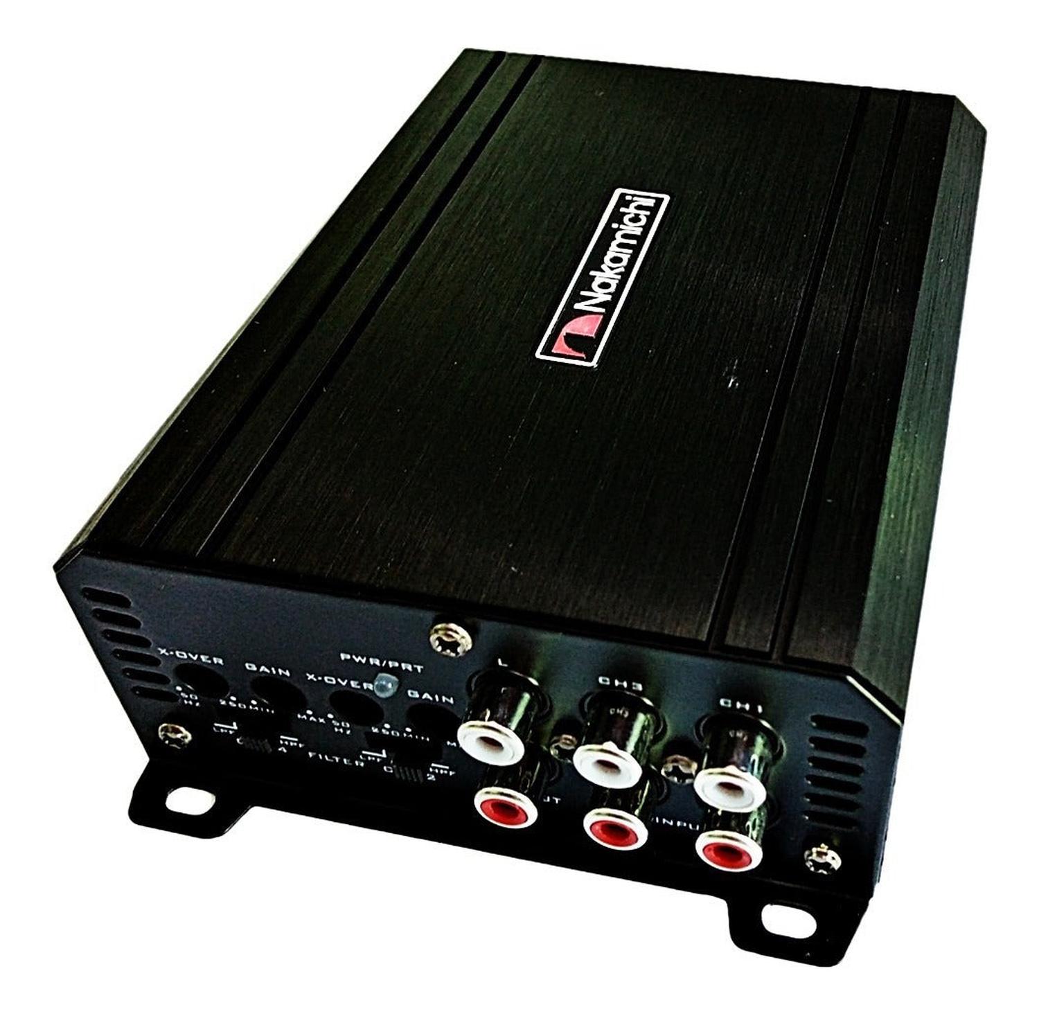 Amplificador Mini 4 Canales Nakamichi NKMD60.4 1500 Watts Clase AB - Audioshop México lo mejor en Car Audio en México -  Nakamichi