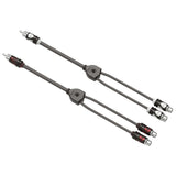 Par de Cables RCA Wet Sounds WWX-RCA M-2F Y Macho a 2 Hembra Tipo Y - Audioshop México lo mejor en Car Audio en México -  Wet Sounds