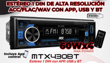 Autoestéreo Mtx Mtx-430bt Usb Bt Auxiliar Siri Con Ecualizador De 10 Bandas - Audioshop México lo mejor en Car Audio en México -  MTX Audio