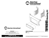 Frente Base Autoestéreo 1 y 2 DIN American International TOYK995 Toyota RAV 4 2013-2016 - Audioshop México lo mejor en Car Audio en México -  American International